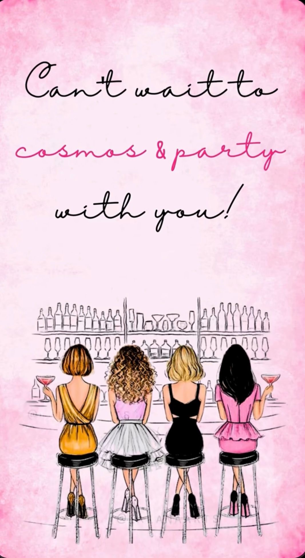 Can't wait to cosmos and party with you